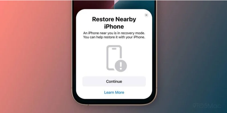 磐安苹果手机维修分享iOS 18无线恢复功能可用另一部iPhone恢复变砖的iPhone 16 